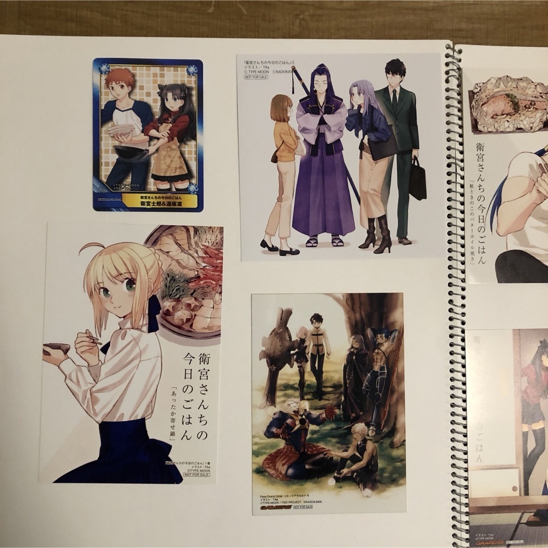 Fateシリーズ ミニ色紙 ポストカードなど 書店特典まとめて Fateシリーズ ミニ色紙 ポストカードなど 書店特典まとめて