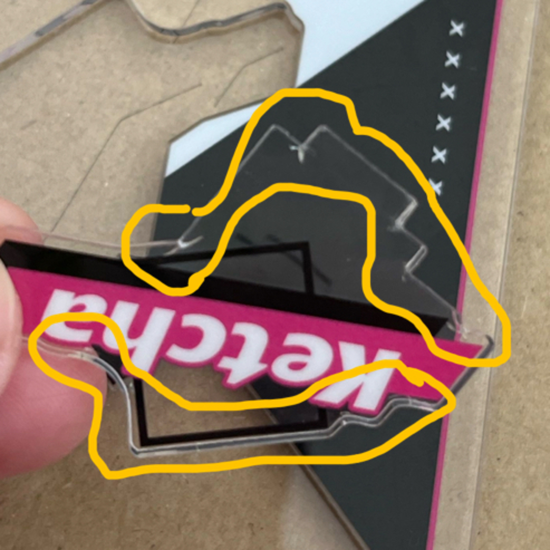 AMPTAK×COLORS けちゃくん リングライト アクリルスタンドの通販 AMPTAK×COLORS けちゃくん リングライト アクリルスタンドの通販