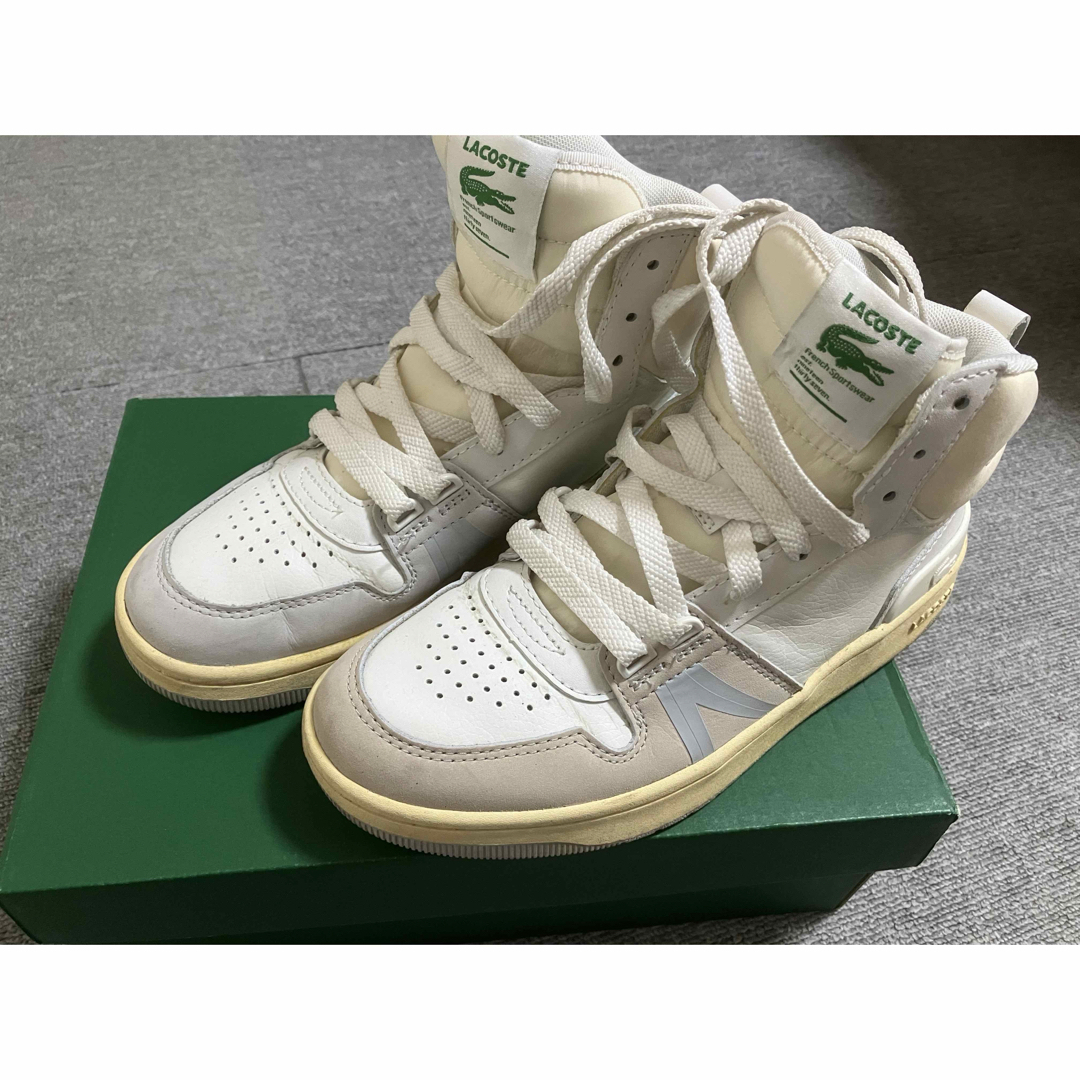 LACOSTE - ラコステ レディース ハイカットスニーカーの通販 by LACOSTE - ラコステ レディース ハイカットスニーカーの通販 by