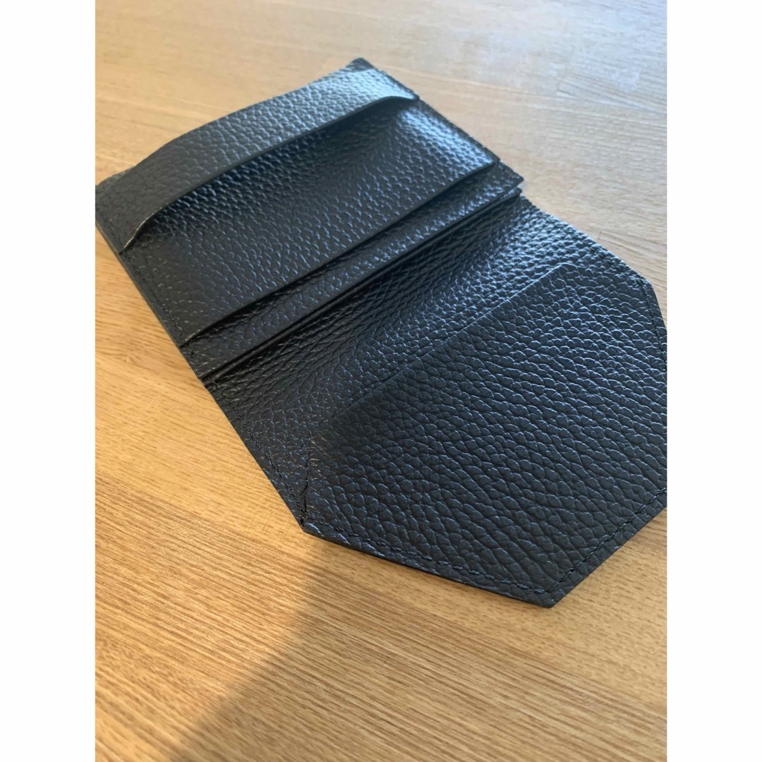 CHI.WATA チワタ small wallet シボ革 財布 黒の通販 by さかな CHI.WATA チワタ small wallet シボ革 財布 黒の通販 by さかな
