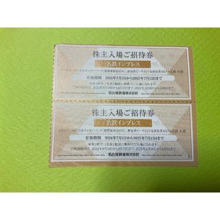 名鉄株主優待入場券【1枚】 野外民族博物館犬山リトルワールド、他。(遊園地/テーマパーク)
