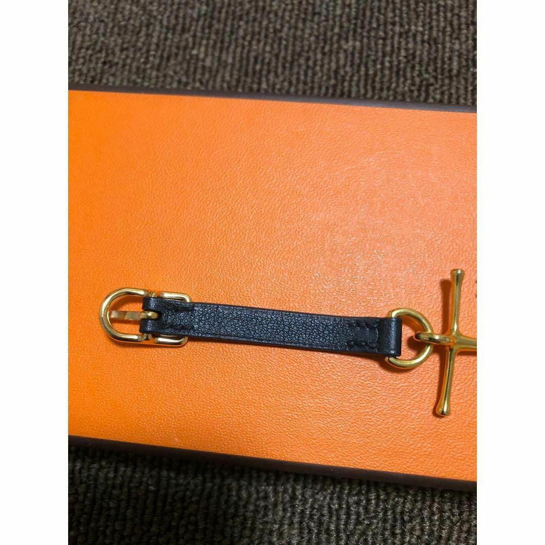 ○【美】HERMES モールレザーブレスレット H金具ゴールド ○【美】HERMES モールレザーブレスレット H金具ゴールド