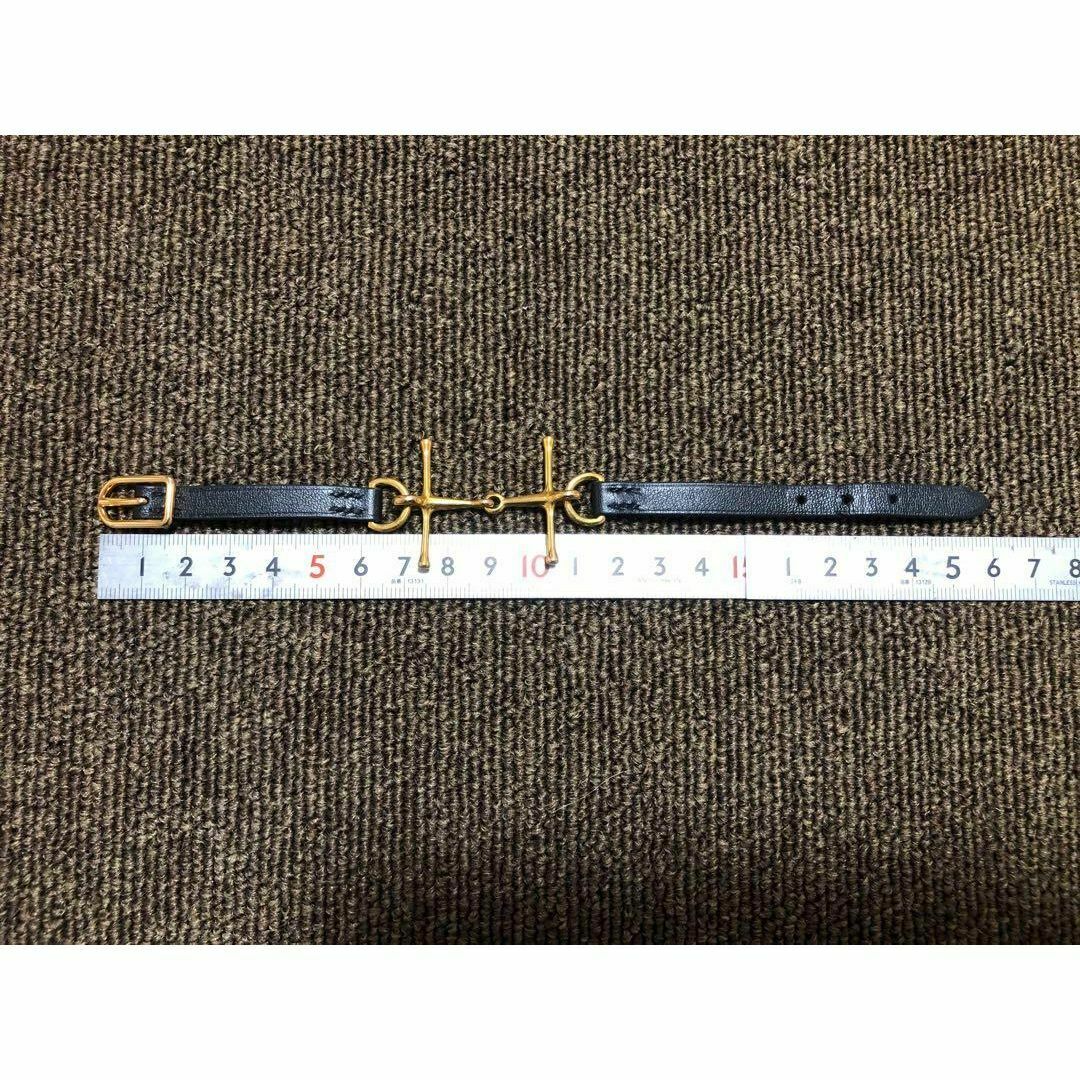 HERMES - ○【美中古】HERMES モールレザーブレスレット H金具 HERMES - ○【美中古】HERMES モールレザーブレスレット H金具