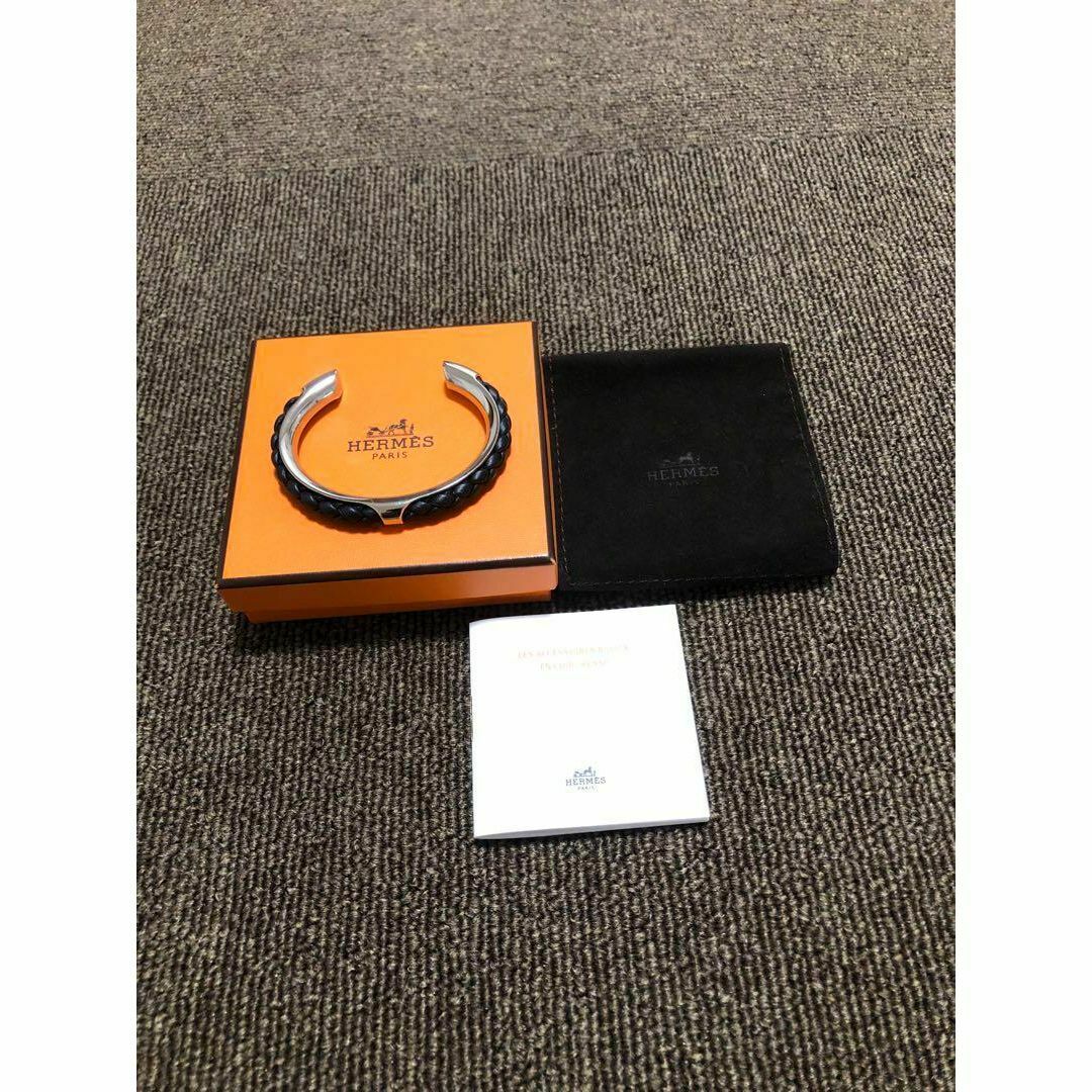 HERMES - ○美中古 HERMESエルメス シルバーブレスレット HERMES - ○美中古 HERMESエルメス シルバーブレスレット