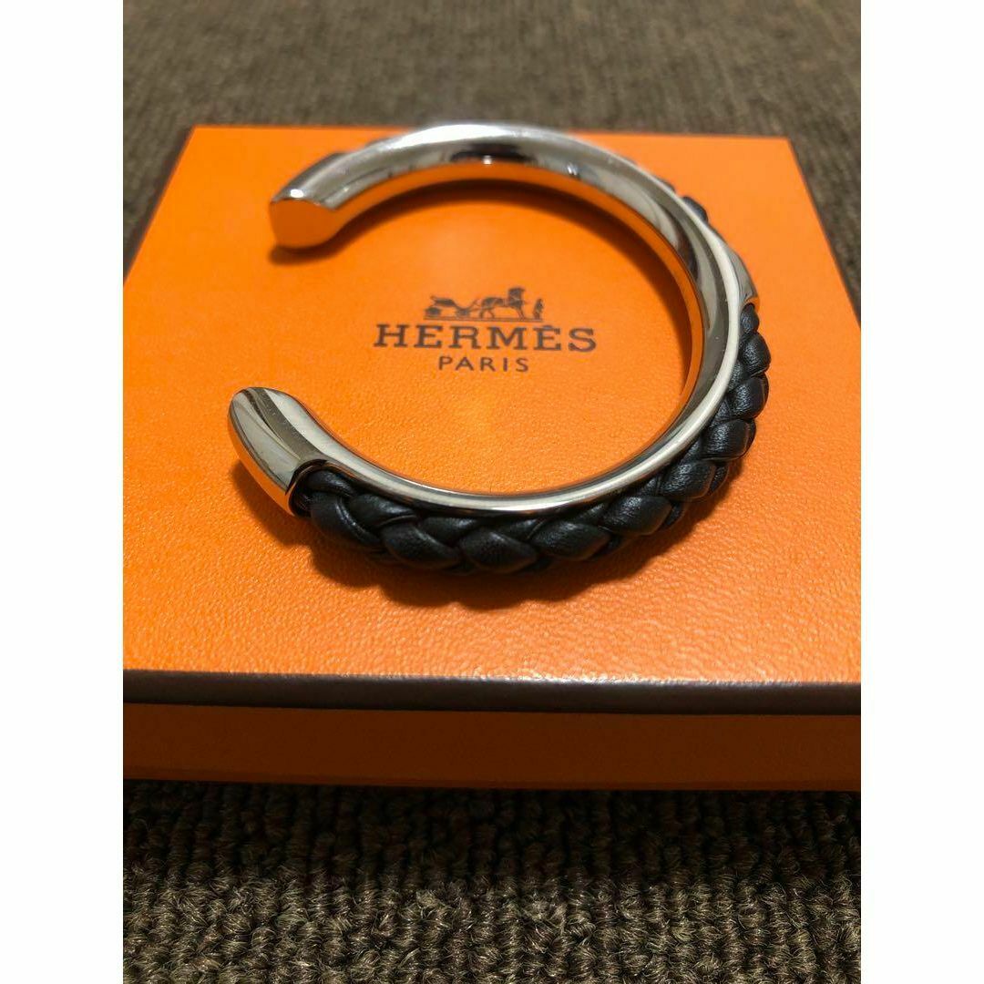 HERMES - ○美中古 HERMESエルメス シルバーブレスレット HERMES - ○美中古 HERMESエルメス シルバーブレスレット