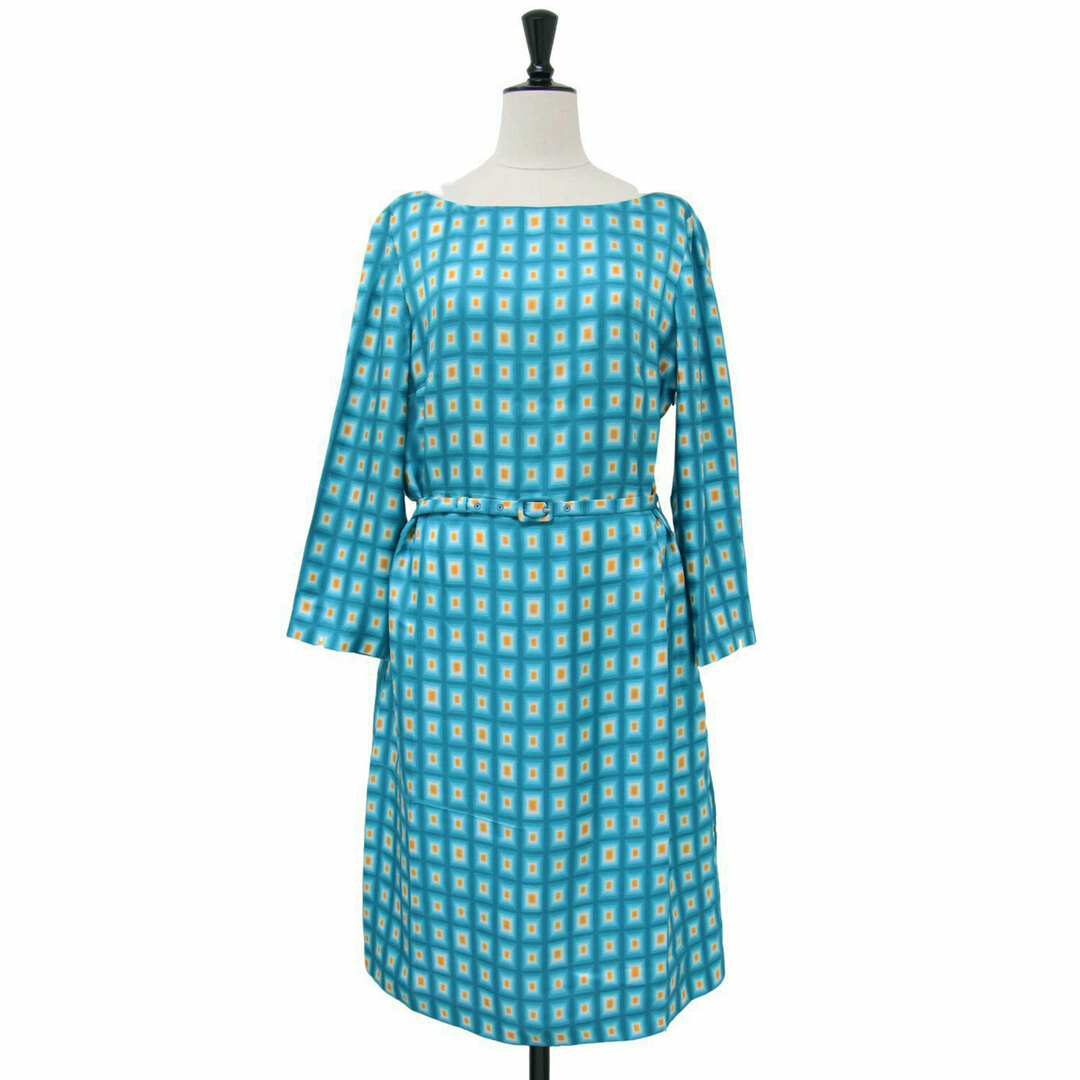 PRADA - PRADA プラダ ワンピース ライトブルー 42(XL) スクエア PRADA - PRADA プラダ ワンピース ライトブルー 42(XL) スクエア
