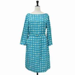 PRADA - PRADA プラダ ワンピース ライトブルー 42(XL) スクエア PRADA - PRADA プラダ ワンピース ライトブルー 42(XL) スクエア