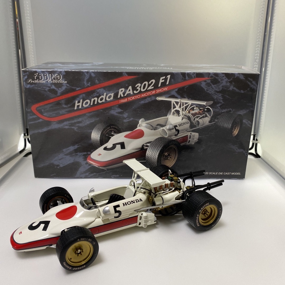 エブロ ホンダF1 RA302 1968東京モーターショーモデル 1/20 エブロ ホンダF1 RA302 1968東京モーターショーモデル 1/20