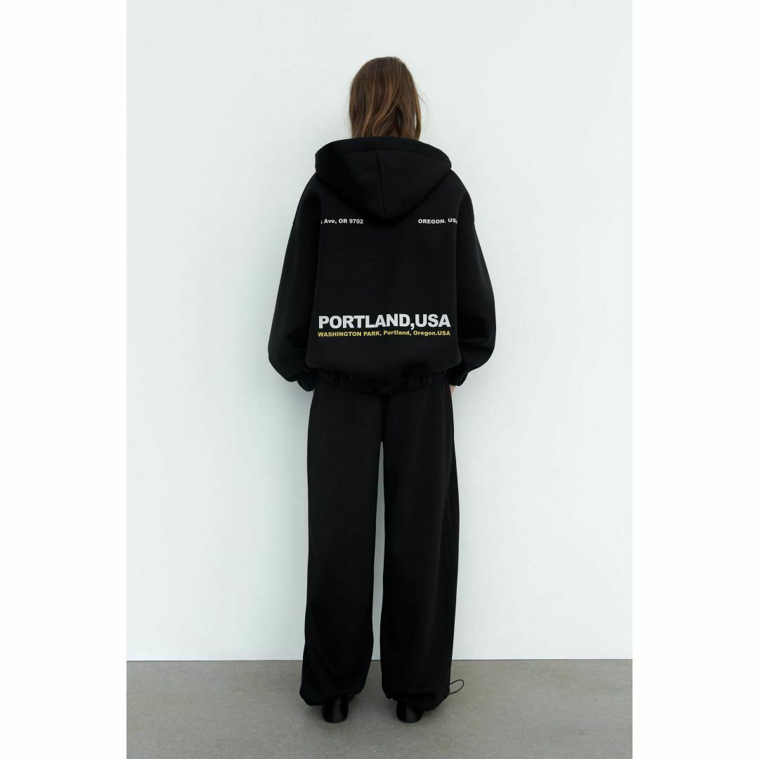 ZARA - 新品ZARAオーバーサイズセットアップジャージー上下Sの ZARA - 新品ZARAオーバーサイズセットアップジャージー上下Sの