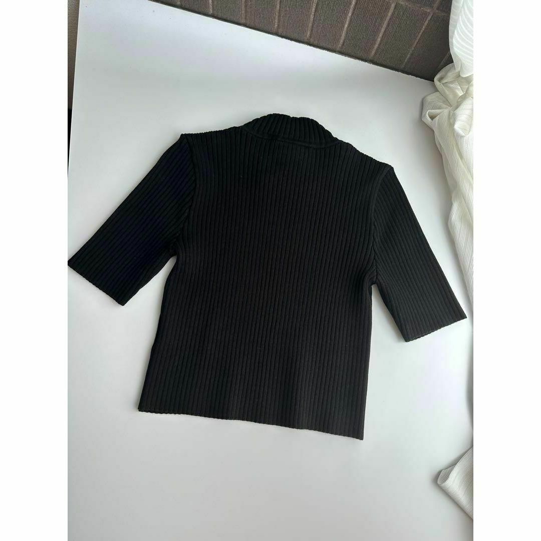 Courreges - 新品未使用 正規品 クレージュ ロゴ 半袖 ニット Courreges - 新品未使用 正規品 クレージュ ロゴ 半袖 ニット