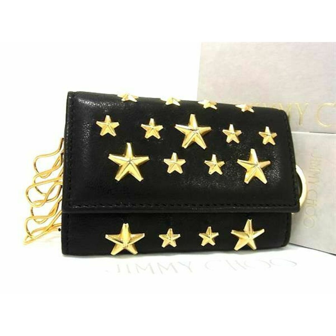 □美品□ JIMMY CHOO ジミーチュウ NEPTUNE レザー スター □美品□ JIMMY CHOO ジミーチュウ NEPTUNE レザー スター
