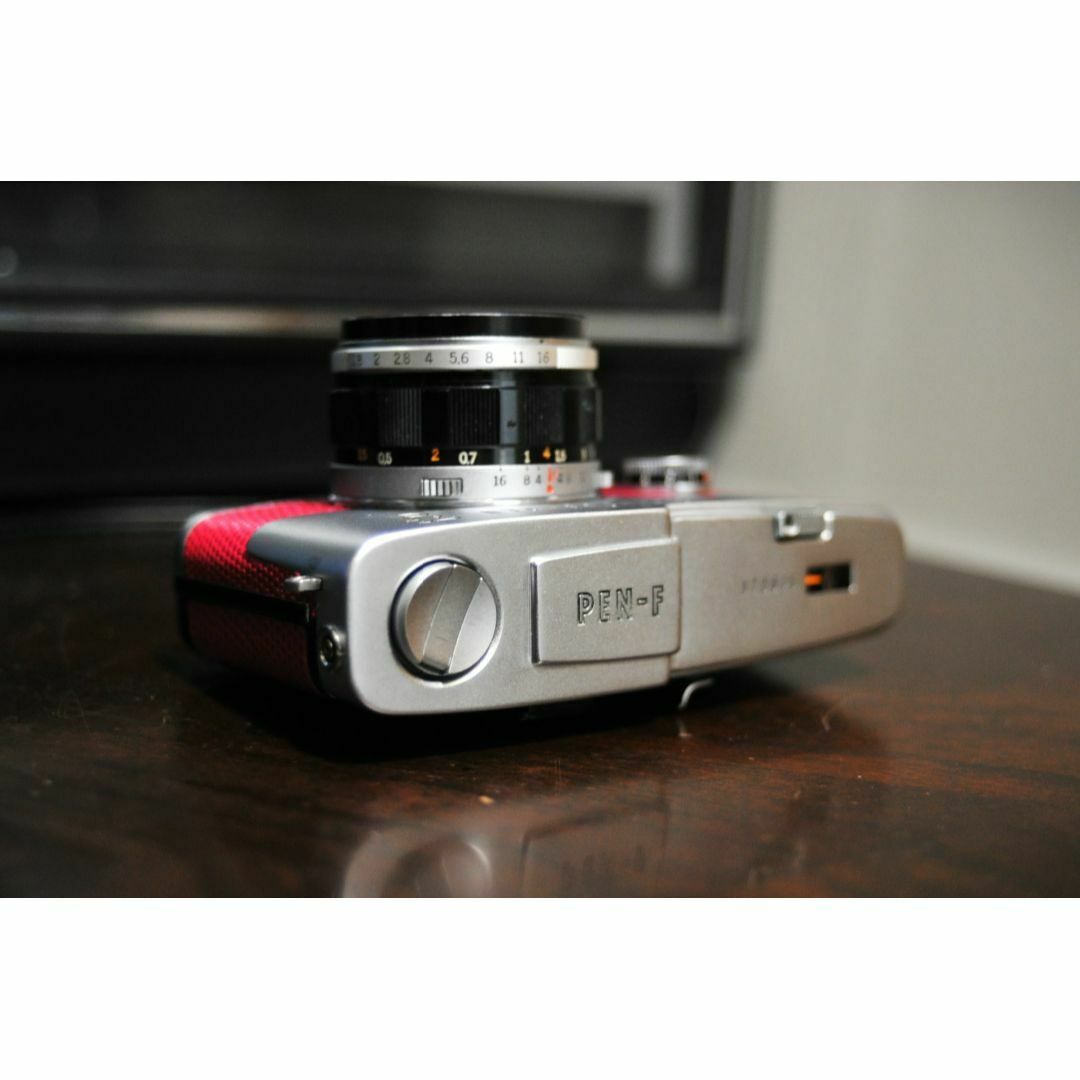 整備済完動品OLYMPUS PEN-F+38mm F1.8 レンズセット - フィルム 整備済完動品OLYMPUS PEN-F+38mm F1.8 レンズセット - フィルム