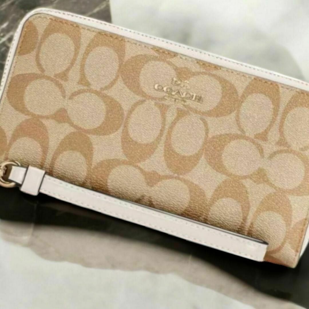 COACH 長財布 ジップ アラウンド ウォレット シグネチャー COACH 長財布 ジップ アラウンド ウォレット シグネチャー