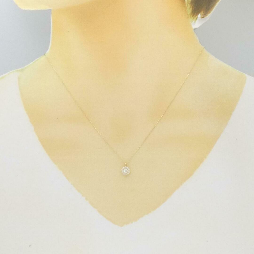 新品】K18YG ダイヤモンド ネックレス 0.20CT 新品】K18YG ダイヤモンド ネックレス 0.20CT