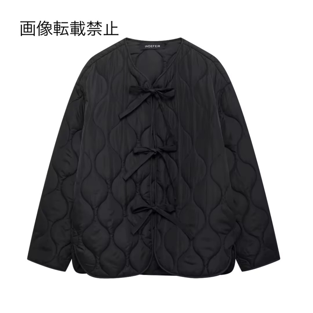 ‍9月新作‍15152◆black コットン ダウンジャケット
