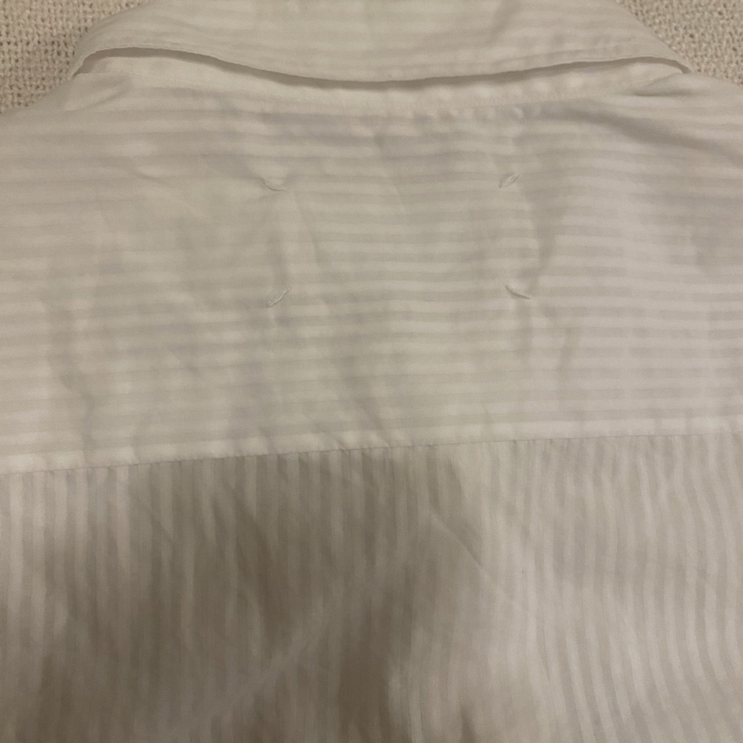 Maison Margiela 比翼ストライプシャツ Maison Margiela 比翼ストライプシャツ