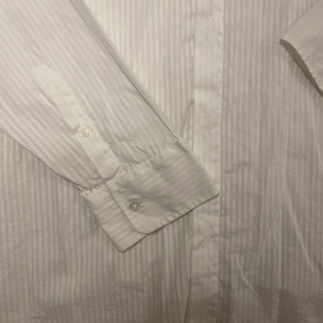 Maison Margiela 比翼ストライプシャツ Maison Margiela 比翼ストライプシャツ