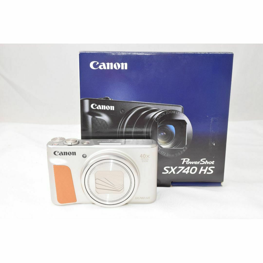 Canon - 綺麗な展示品☆Canon PowerShot SX740 HS 銀☆1年保証付