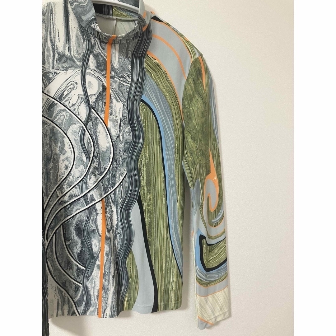 mame - mame kurogouchi marble print jersey topの通販 by ☺︎|マメならラクマ mame - mame kurogouchi marble print jersey topの通販 by ☺︎|マメならラクマ