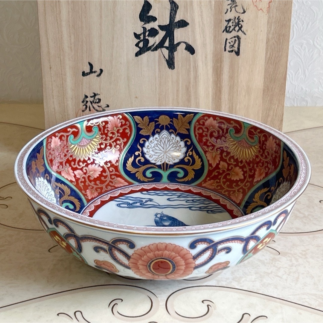 骨董 鉢 うろつい 色絵鉢 古伊万里 伊万里 器 骨董 鉢 うろつい 色絵鉢 古伊万里 伊万里 器