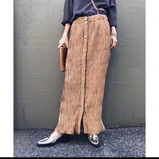 Ameri VINTAGE - eri vintage  CRINKLE NARROW SKIRT