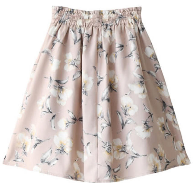 GRL(グレイル)の花柄タックフレアスカート♡snidel titty&co リランドチュール レディースのスカート(ミニスカート)の商品写真