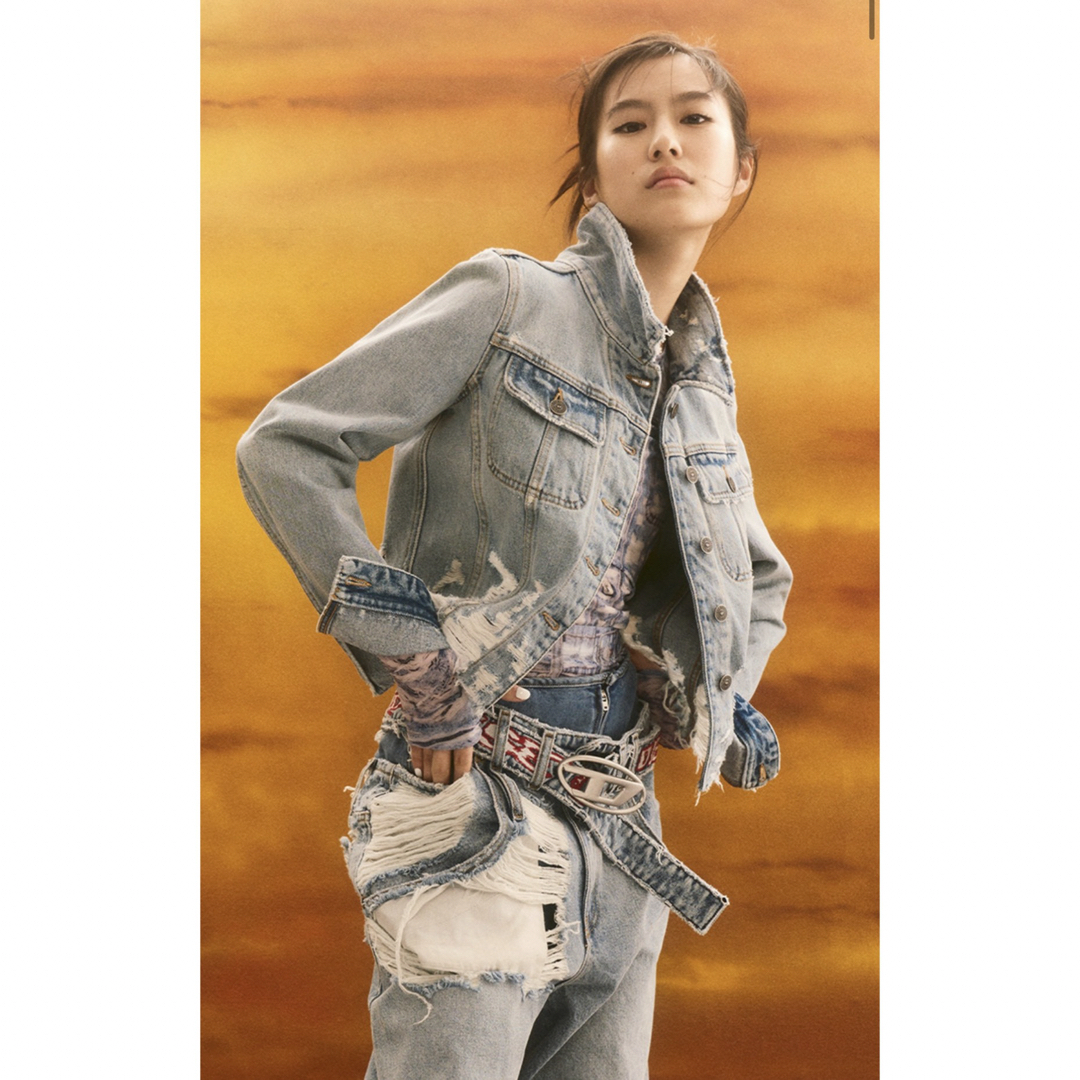 DIESEL - DIESELダメージデニムジャケット ヴィンテージ Gジャン DIESEL - DIESELダメージデニムジャケット ヴィンテージ Gジャン
