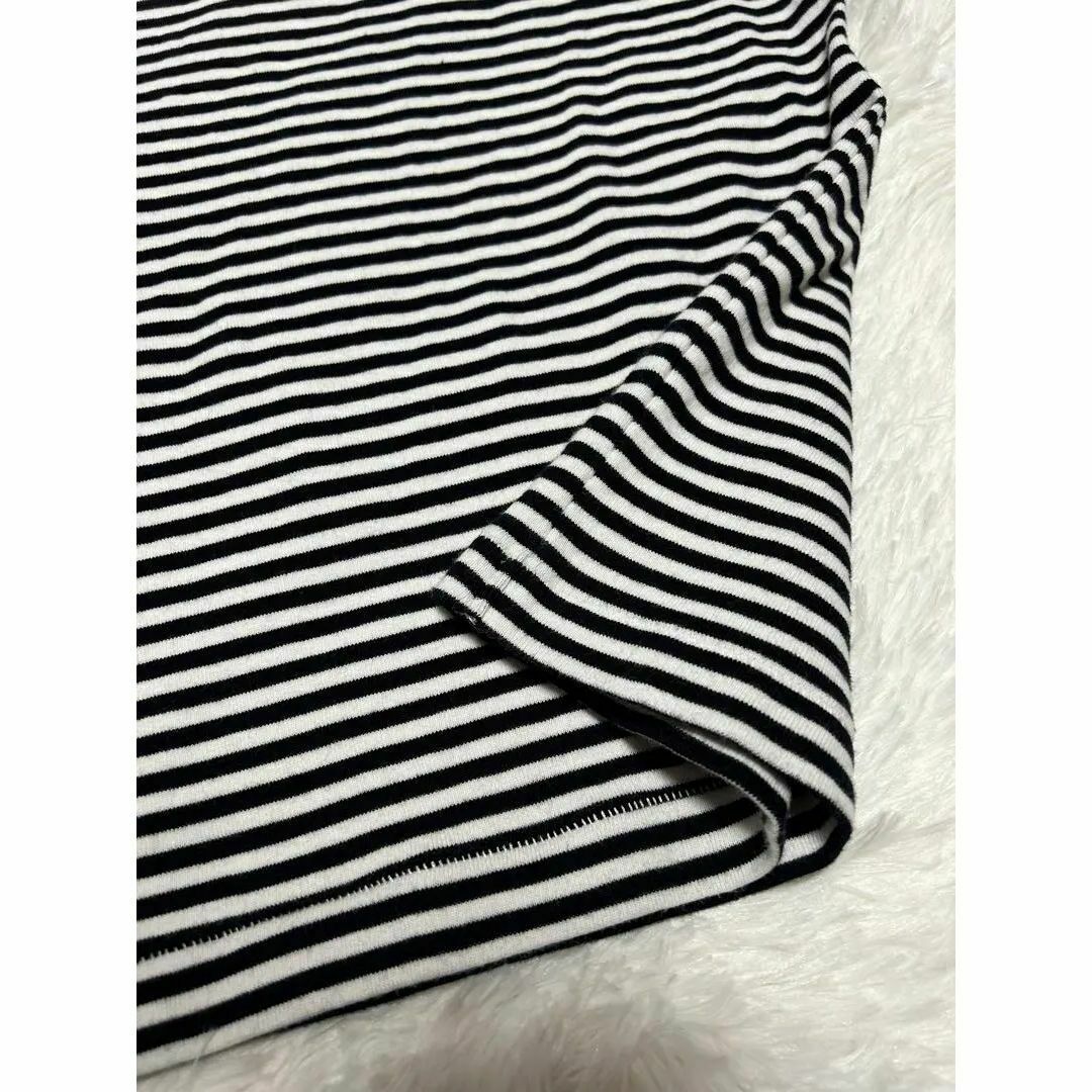 AMERICAN HOLIC(アメリカンホリック)の【最終値下げ】アメリカンホリック　綿100％  ボーダー　Tシャツ  トップス レディースのトップス(Tシャツ(長袖/七分))の商品写真
