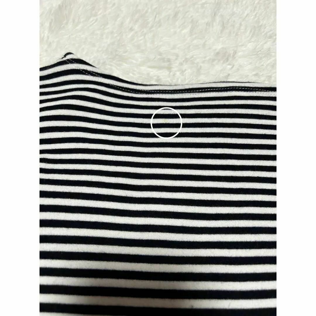 AMERICAN HOLIC(アメリカンホリック)の【最終値下げ】アメリカンホリック　綿100％  ボーダー　Tシャツ  トップス レディースのトップス(Tシャツ(長袖/七分))の商品写真