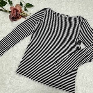 アメリカンホリック(AMERICAN HOLIC)の【最終値下げ】アメリカンホリック　綿100％  ボーダー　Tシャツ  トップス(Tシャツ(長袖/七分))