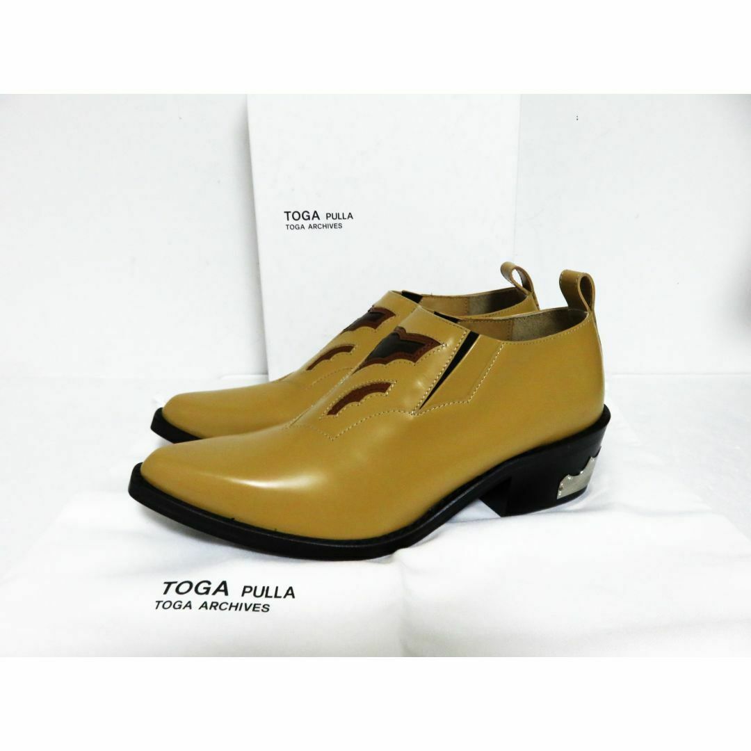 TOGA PULLA - 定価6.4万 新品 TOGA PULLA カウボーイ シューズ 37 ベージュ