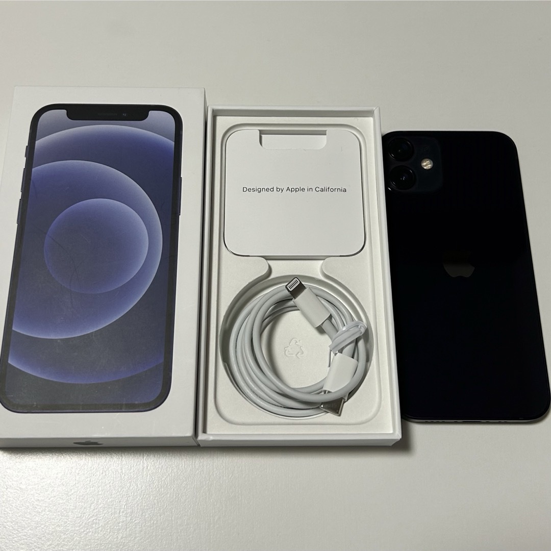 iPhone - 美品 iPhone 12 mini 128GB ブラック SIMフリー