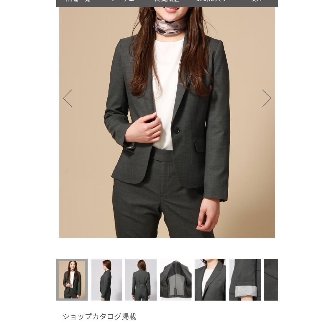 THE SUIT COMPANY - スーツカンパニー グレースーツ上下の通販 THE SUIT COMPANY - スーツカンパニー グレースーツ上下の通販