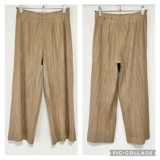 PLEATS PLEASE ISSEY MIYAKE(パンツ ・ ベージュ系)のフリマ PLEATS PLEASE ISSEY MIYAKE(パンツ ・ ベージュ系)のフリマ