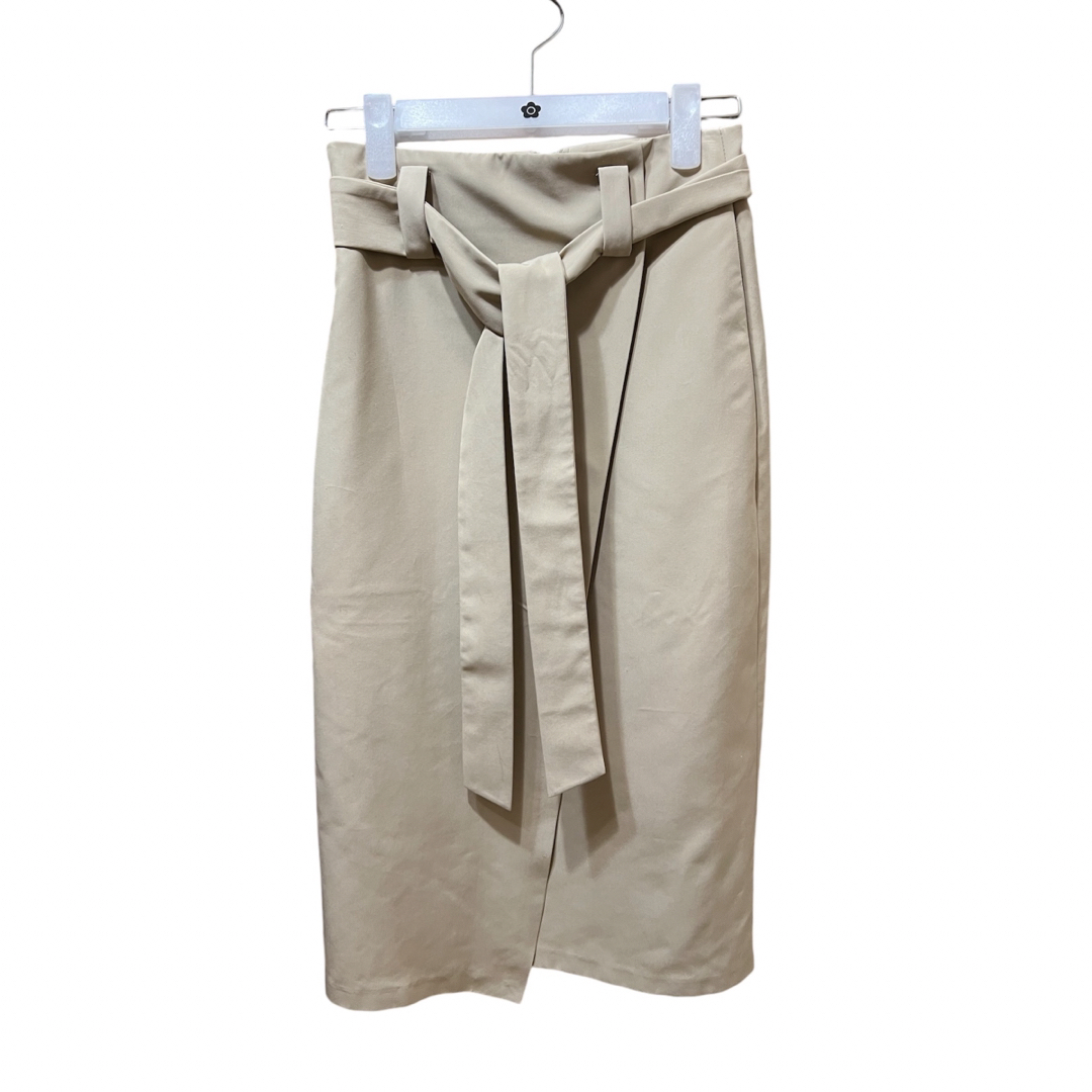 ZARA - ZARA ザラ スカート ベージュ ラップスカート タイト ZARA - ZARA ザラ スカート ベージュ ラップスカート タイト