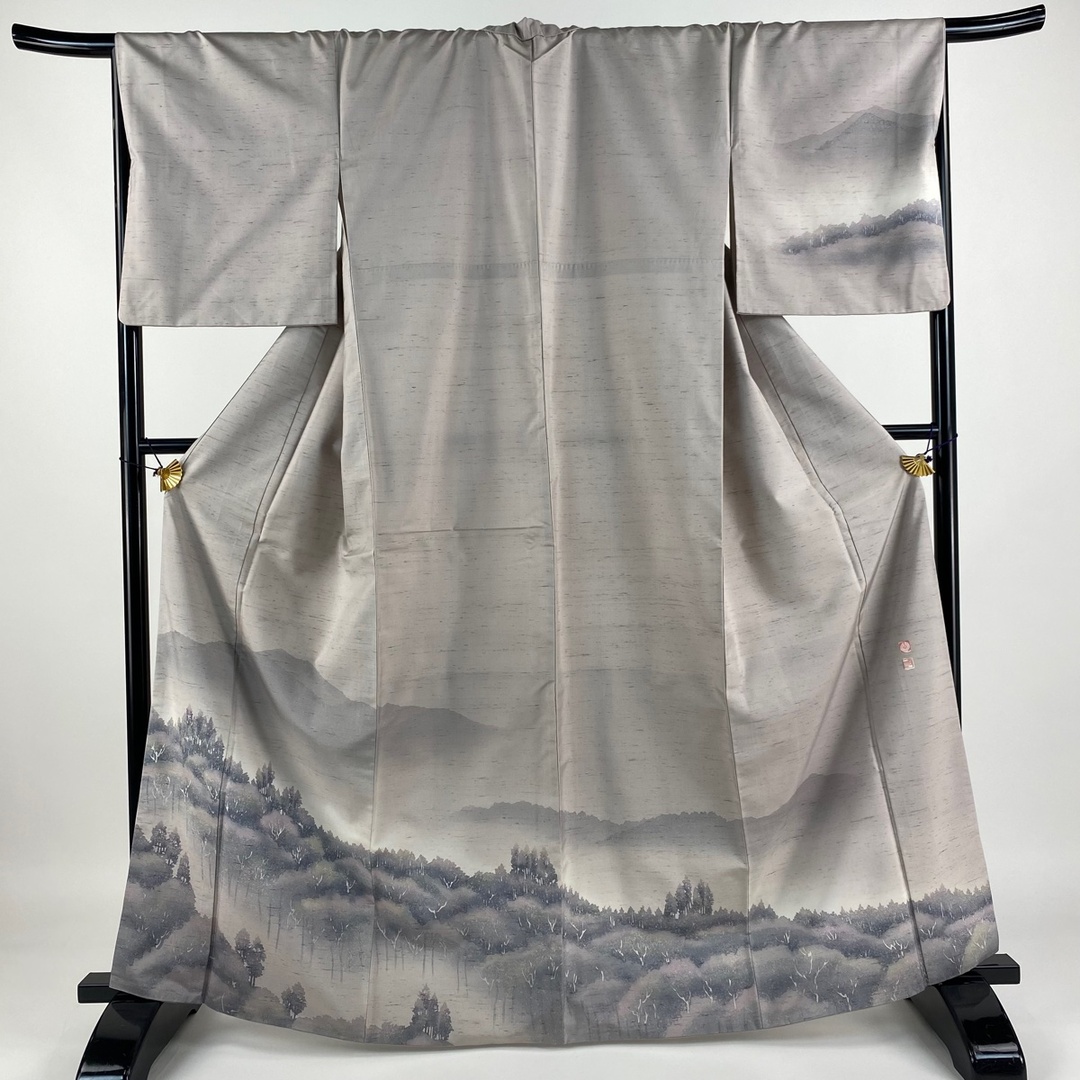 袋帯 美しい霞模様 金銀彩 深滅紫色 ガード加工 O-4396 帯 袋帯 美しい霞模様 金銀彩 深滅紫色 ガード加工 O-4396 帯
