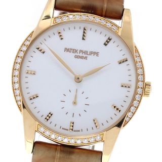 パテックフィリップ(PATEK PHILIPPE)のパテックフィリップ PATEK PHILIPPE 7122/200R-001 カラトラバ K18PG 手巻き レディース 保証書付き_823434(腕時計)