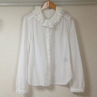 マーガレットハウエル フリルブラウス