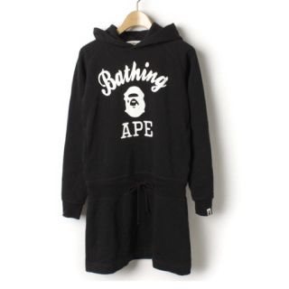 アベイシングエイプ(A BATHING APE)のAPE パーカワンピース(パーカー)