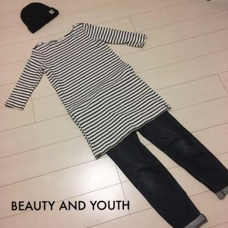 ビューティアンドユースユナイテッドアローズ(BEAUTY&YOUTH UNITED ARROWS)のBEAUTY&YOUTH ボーダーワンピース(ひざ丈ワンピース)