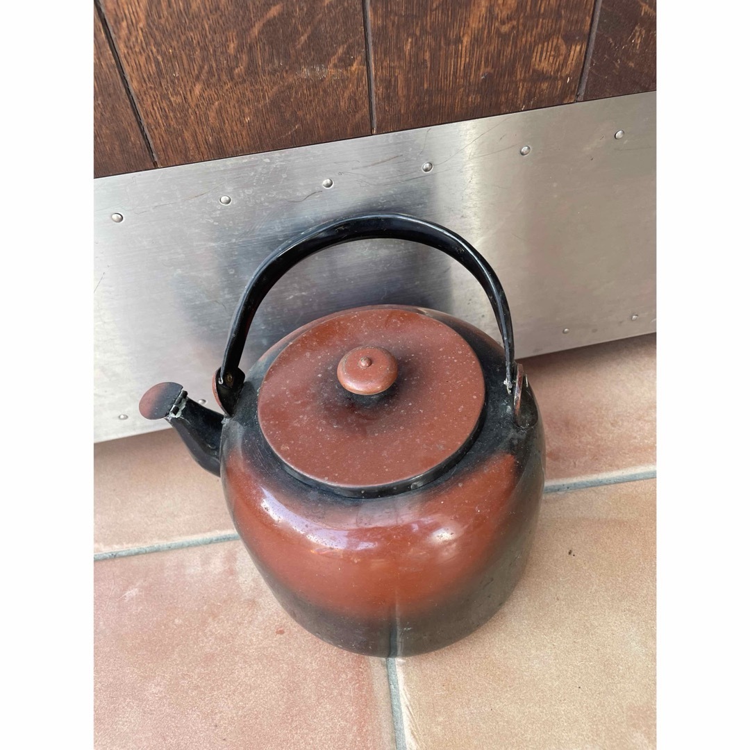 銅製 腰黒 水注(口蓋付)｜茶器・煎茶道具｜京なごみオンライン