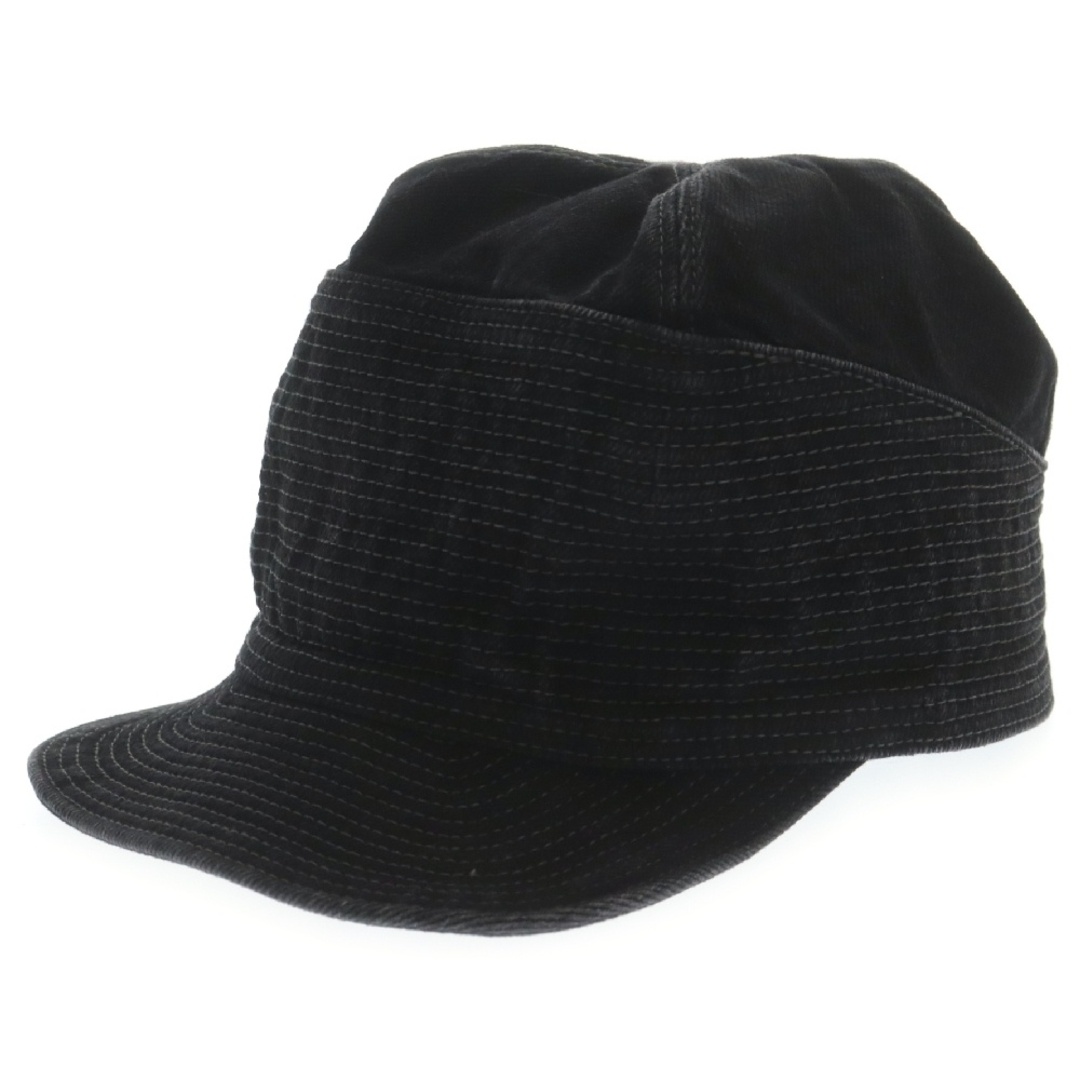 kapital キャピタル 老人と海 デニム HAT ハット 帽子 尽せ ブラック kapital キャピタル 老人と海 デニム HAT ハット 帽子 尽せ ブラック
