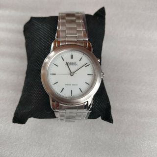 カシオ(CASIO)のカシオ　イルミネーター　白文字盤　電池切れ　美品　メンズ腕時計　CASIO(腕時計(アナログ))