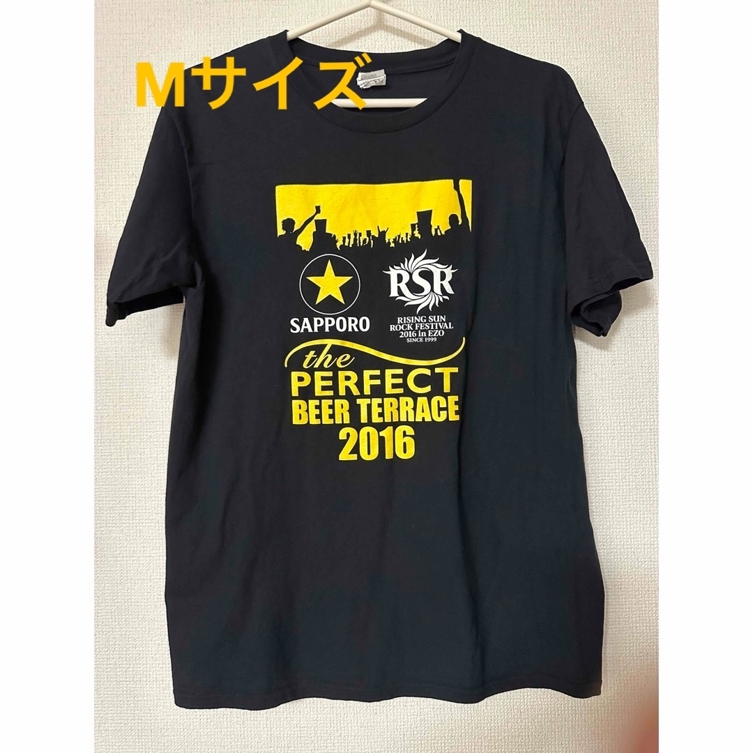 サッポロ(サッポロ)のライジングサン2016 サッポロビアテラスTシャツ M ブラック メンズのトップス(Tシャツ/カットソー(半袖/袖なし))の商品写真