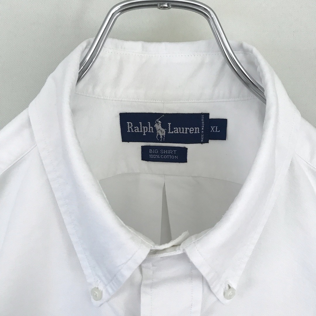 Ralph Lauren - ラルフローレン☆ビッグシャツ☆ポロベア☆白 Ralph Lauren - ラルフローレン☆ビッグシャツ☆ポロベア☆白