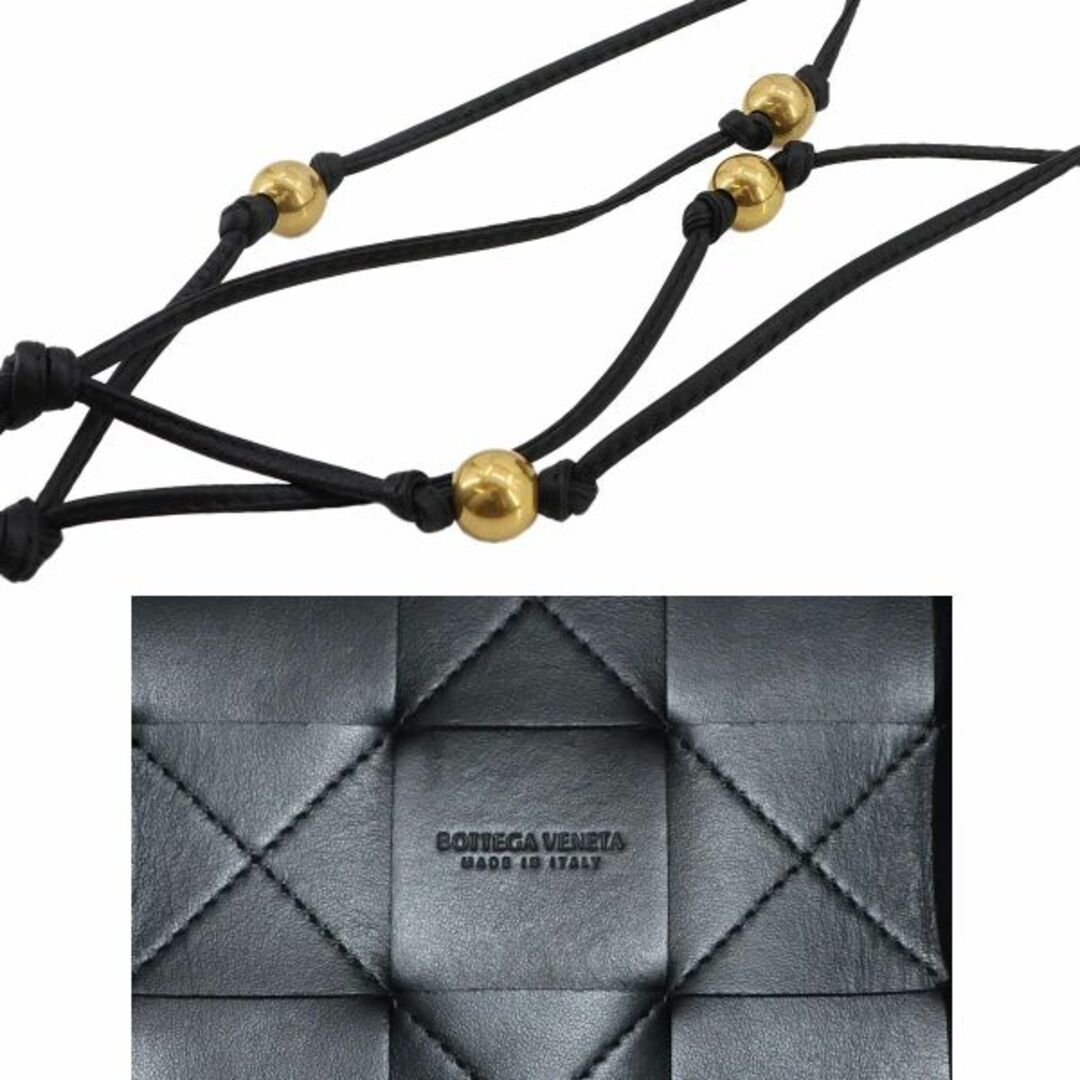 BOTTEGA VENETA - 未使用 展示品 ボッテガ ヴェネタ BOTTEGA VENETA イントレチャート スモール カセット クロスボディ バケット ショルダー バッグ VLP 90242211