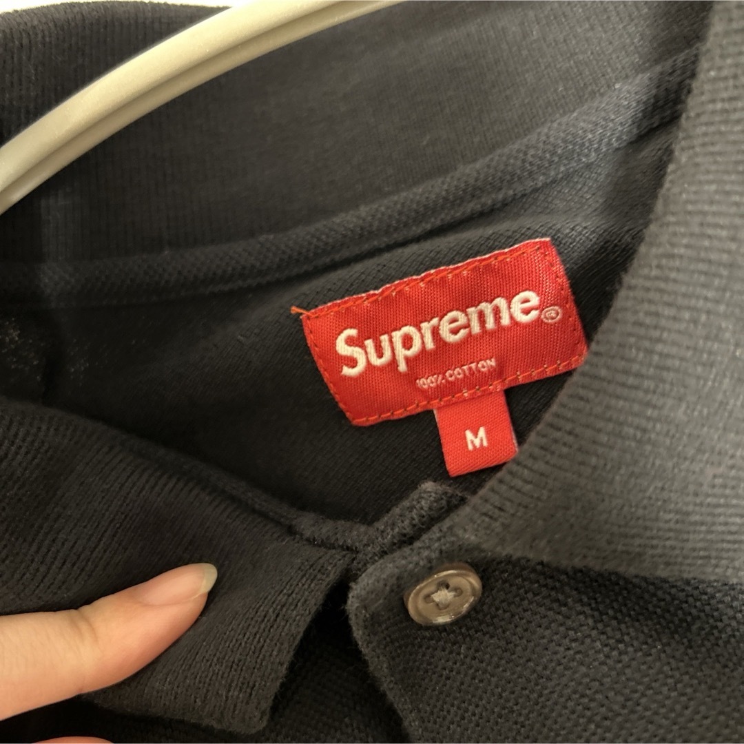 supreme ポロシャツ 黒 ライオン メタル supreme ポロシャツ 黒 ライオン メタル