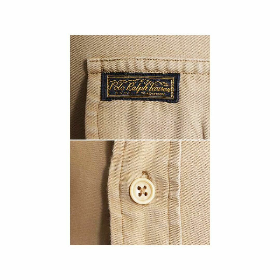 Ralph Lauren - 90s ポロ ラルフローレン 長袖 ワーク シャツ Ralph Lauren - 90s ポロ ラルフローレン 長袖 ワーク シャツ