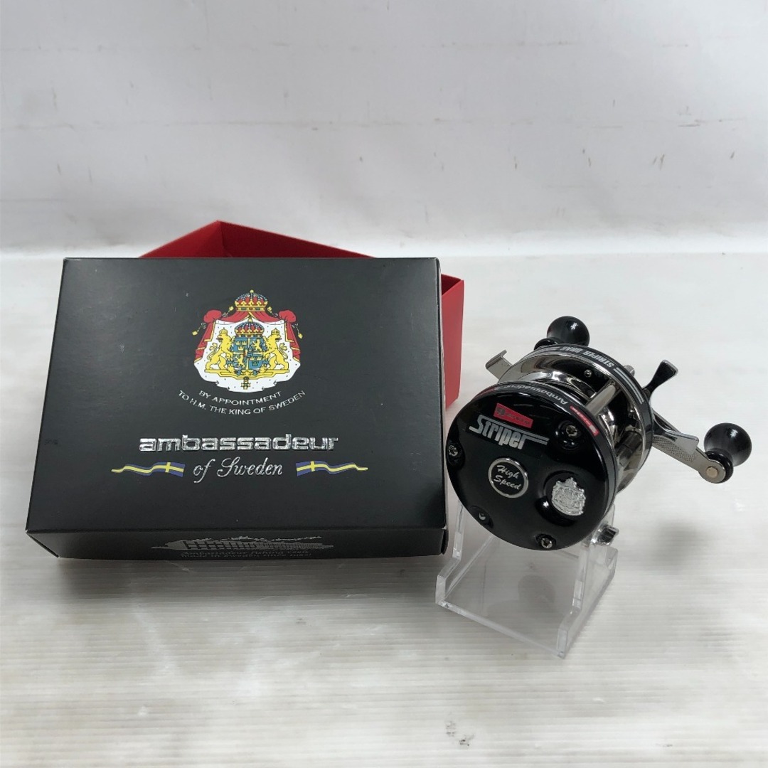 ΣΣAbu Garcia アブガルシア Ambassadeur Striper 4501 Black アンバサダー ストライパー 4501 ブラック ベイトリール