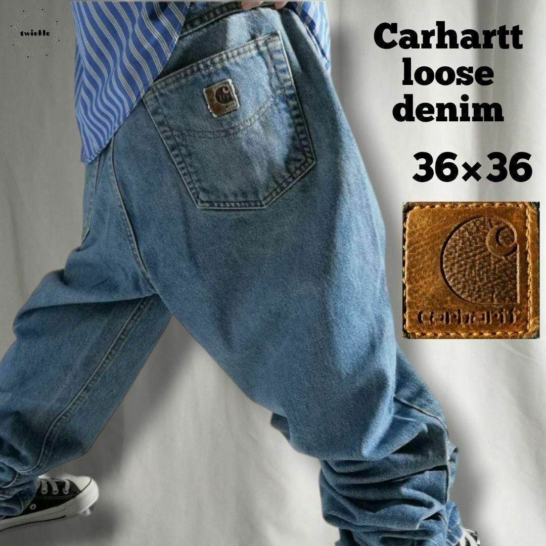carhartt - カーハート デニムパンツ ルーズテーパード バギー carhartt - カーハート デニムパンツ ルーズテーパード バギー